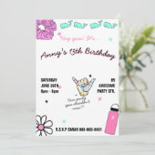 002 Vsco-trend van tieners meisje Aankondiging (Staand voorkant)