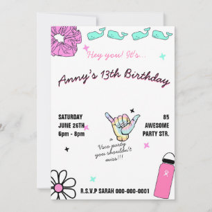 002 Vsco-trend van tieners meisje Aankondiging