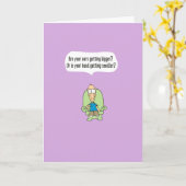 002Funny Comic Birthday Kaart - Big Ears - 002 (Gele Bloem)