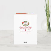 0034 Onbevlekt Hart van Maria Wenskaart Kaart (Achterkant)