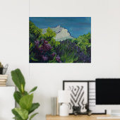 0035-la Ste Victoire in de zomer Poster (Thuiskantoor)