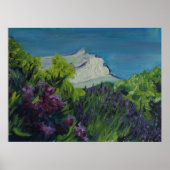 0035-la Ste Victoire in de zomer Poster (Voorkant)