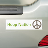 0037 Vredesbord, Hoop Nation Bumpersticker (Op auto)