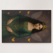 003_A fairy princess in emerald green. Legpuzzel (Horizontaal)