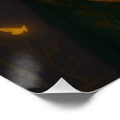 003_A fairy princess in emerald green. Perfect Poster (Hoek)