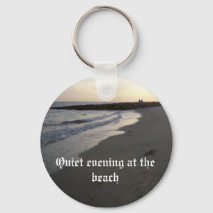 003, stille avond op het strand sleutelhanger