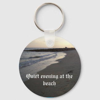 003, stille avond op het strand sleutelhanger