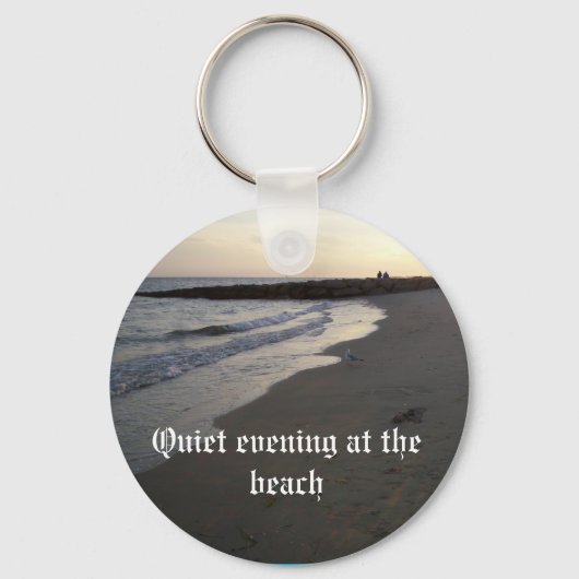 003, stille avond op het strand sleutelhanger (Voorkant)