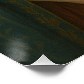 004_A fairy princess in muted rose and teal green. Perfect Poster (Hoek)