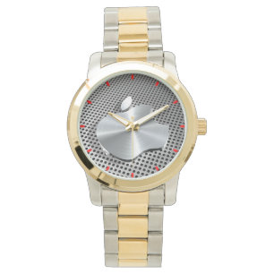 004 Apple Silver Logo Accessoires Horloges
