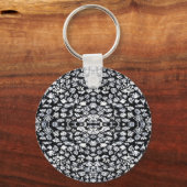 004 Floral Glow_Panel.ai Sleutelhanger (Voorkant)