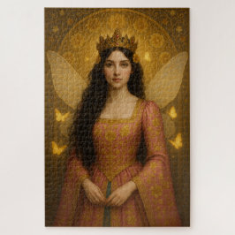 005_A fairy princess in rose pink. Legpuzzel