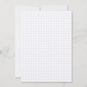 005 Iris Dove & Chalice Gingham Eerste Communie Kaart (Achterkant)