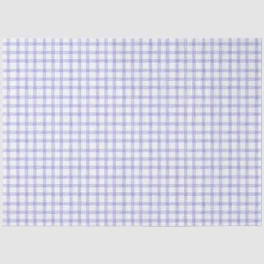 005 Iris Lavendel Geruite Tissue Papier (Voorkant)