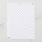 005 Iris Modern Umbrella Gingham Baby Sprinkle Kaart (Achterkant)