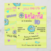 005 Vsco-trend van tieners meisje (Voorkant / Achterkant)