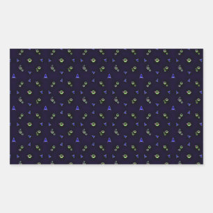 006 Ruimte Rechthoekige Sticker