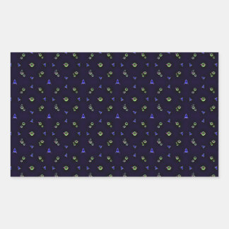 006 Ruimte Rechthoekige Sticker