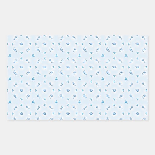 006 Ruimte Rechthoekige Sticker (Voorkant)