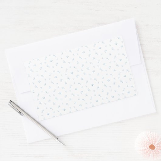 006 Ruimte Rechthoekige Sticker (Envelop)