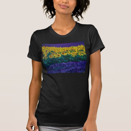 0070-les champs Provençaux T-shirt (Voorkant)