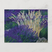 0071-le champ de lavande briefkaart (Voorkant)