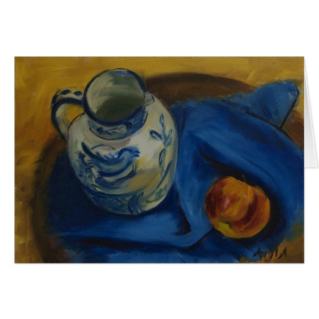 0072-Stilstaand leven met Jug en Apple (Voorkant Horizontaal)