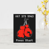 007 373 5963 De Dream Fight Video Game Code Boxin Kaart (Gele Bloem)