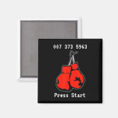 007 373 5963 De Droom Strijd Videospel Code Boxen Magneet (Voorkant / Achterkant)
