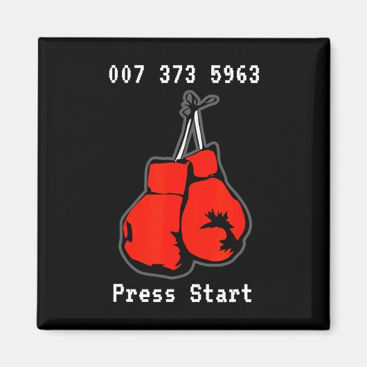 007 373 5963 De Droom Strijd Videospel Code Boxen Magneet (Voorkant)