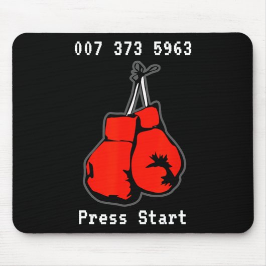 007 373 5963 The Dream Fight Video Game Code Boxin Muismat (Voorkant)