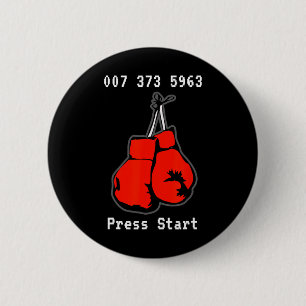 007 373 5963 The Dream Fight Videogame Code Boxin Ronde Button 5,7 Cm