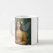 007_A fairy princess in golden yellow.  Koffiemok (Voorkant links)