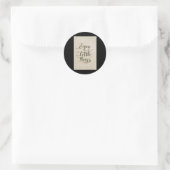 007 Geniet van kleine dingen Sticker (Tas)