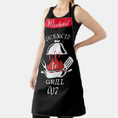 007 'Licensed to Grill' Parodie Schort - Aangepast (Insitu)