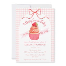008 Blush Roze Bes Zoete Aardbei Baby Shower