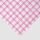 009 Fuchsia Helder Roze Gingham Tissuepapier (Detail)