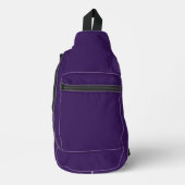 #009 Gewelddadige Violet kleur Collectie Sling Bag (Voorkant)