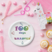 00 dagen Slimmere papieren Borden – Educatief Papieren Bordje (Feest)