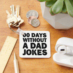 00 Dagen Zonder Een Vadergrap Cool Vader Sarcasme Sleutelhanger