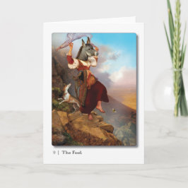 00 De dwaas Tarot Wenskaart Kaart