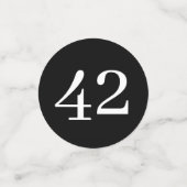 00 en nog steeds rokin Hot | Geboortedag Confetti (Kleine voorkant)