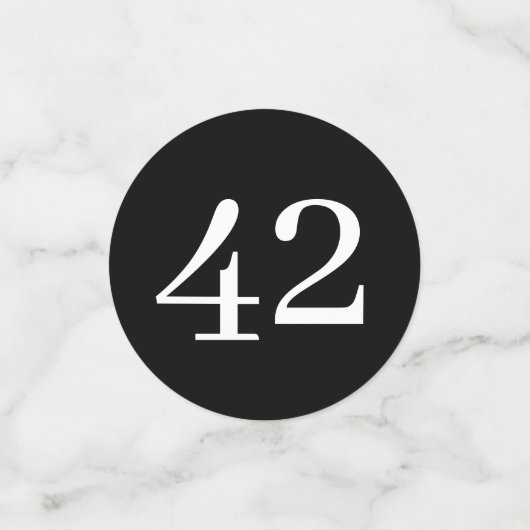 00 en nog steeds rokin Hot | Geboortedag Confetti (Kleine voorkant)