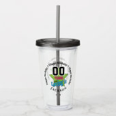 00 jaar en liefhebbend | Geboortedag Acryl Drinkbeker (Voorkant)