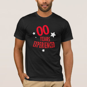00 jaar ervaren   Grappige verjaardag T-shirt