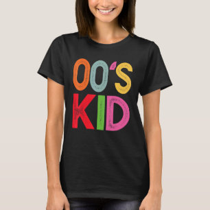 00 Kind Outfit Women Mannen Retro Kind 2000 T-shirt