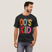 00 Kind Outfit Women Mannen  Retro Kind 2000 T-shirt (Voorkant volledig)