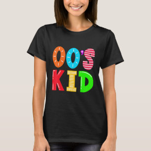 00 Kind Outfit Women Mannen  Retro Kind 2000 T-shirt