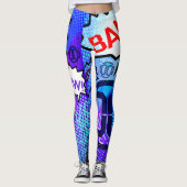 00 LvL Comic-Leggings Leggings (Voorkant)