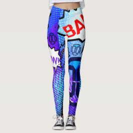 00 LvL Comic-Leggings Leggings